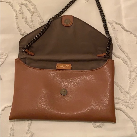 J. Crew Handbags - Brown Leather Jcrew Purse/Clutch